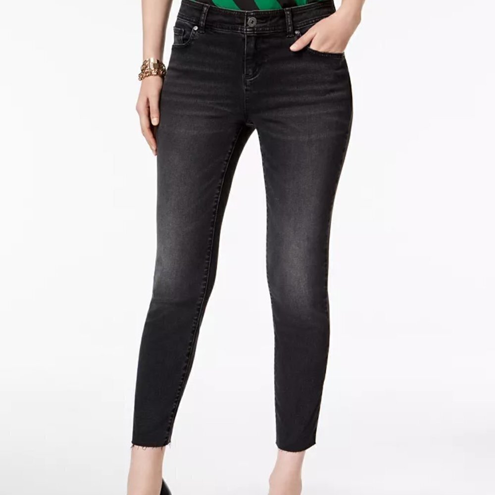 NWT - I.N.C. International Concepts faded skinny Black jeans – Size 16
